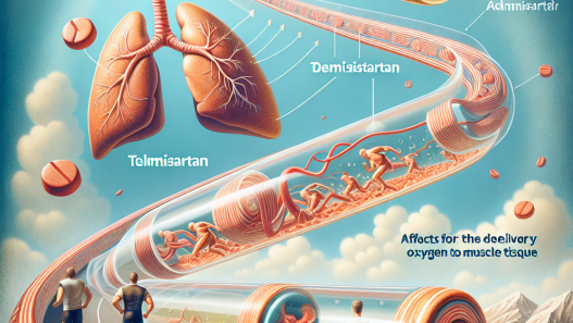 The effects of telmisartan on oxygen delivery to muscles during exercise
