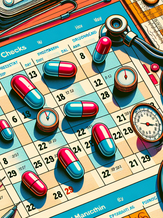 Frequency of health checks during drostanolone pillole