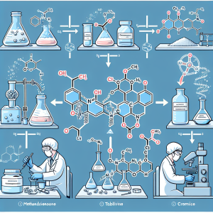 Synthesis pathway of methandienone compresse