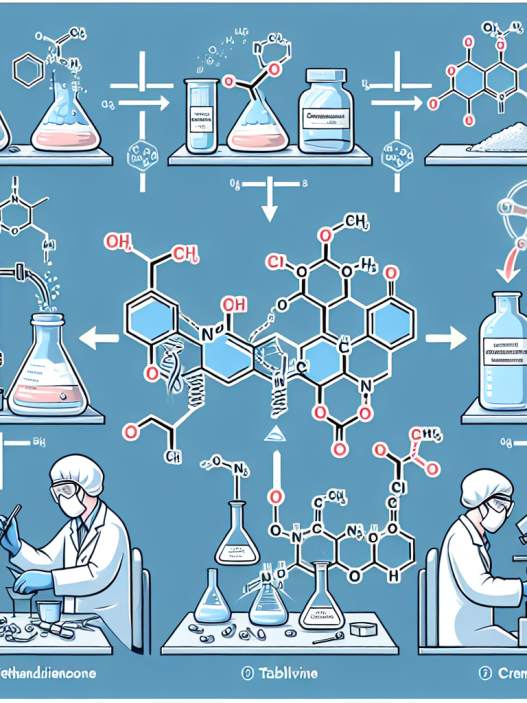 Synthesis pathway of methandienone compresse