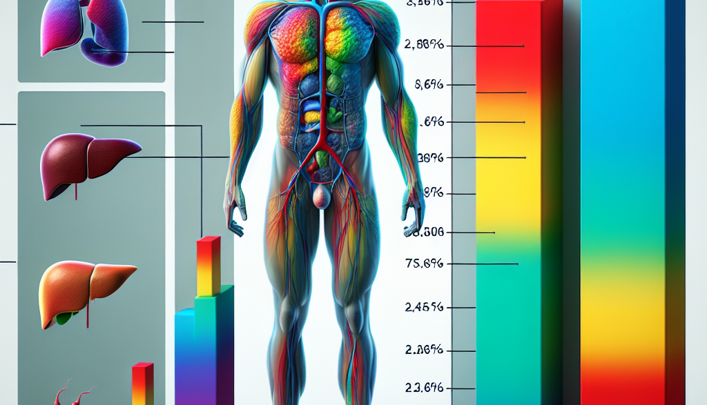 Volume of distribution of methyltestosterone