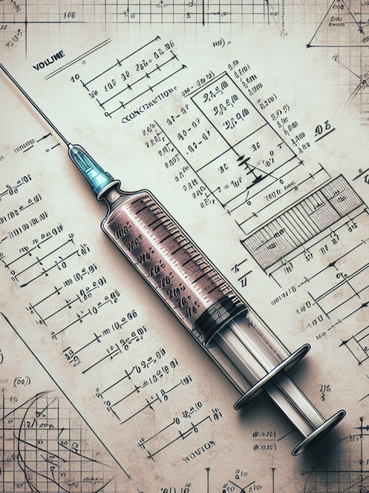 Volume calculation for trestolone acetato injections
