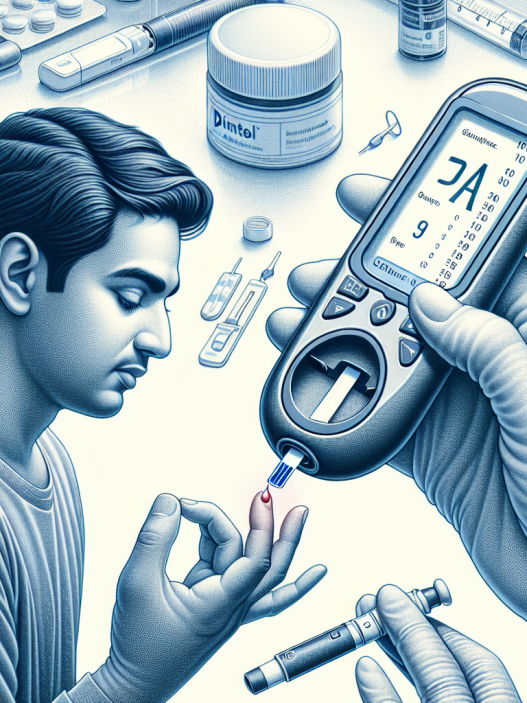 Blood glucose monitoring with sintol